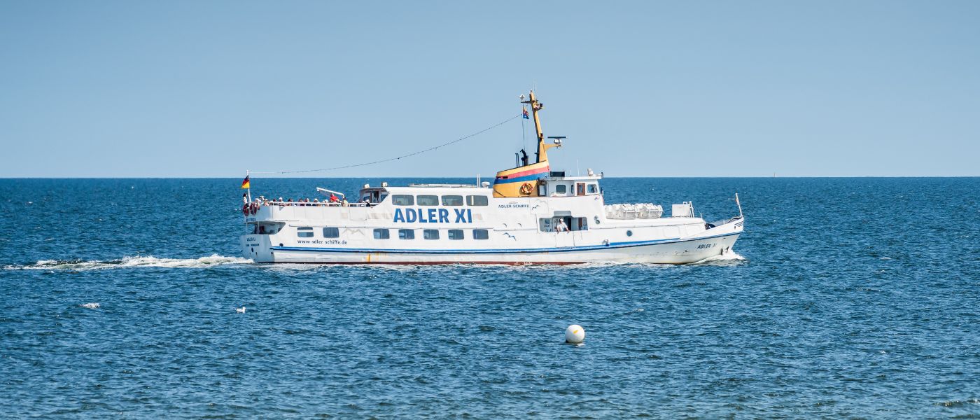 MS MS Adler XI entlang der Kaiserbäder auf Usedom