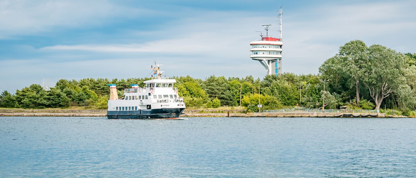 Sightseeing im Hafen Swinemünde